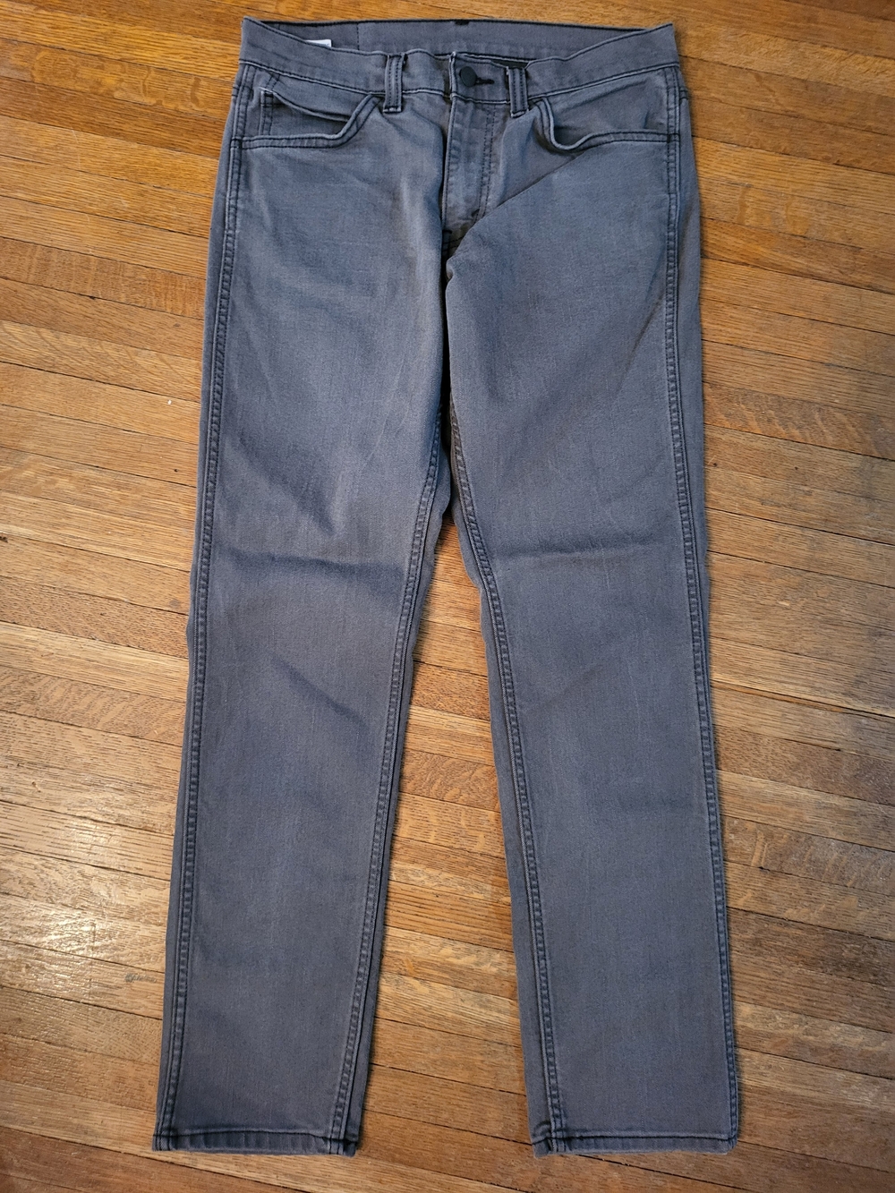 Levi's 511 Men's Slim Fit Straight Jeans - Charcoal Gray